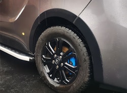 Skärmbreddare mattsvarta Renault Trafic 2015+