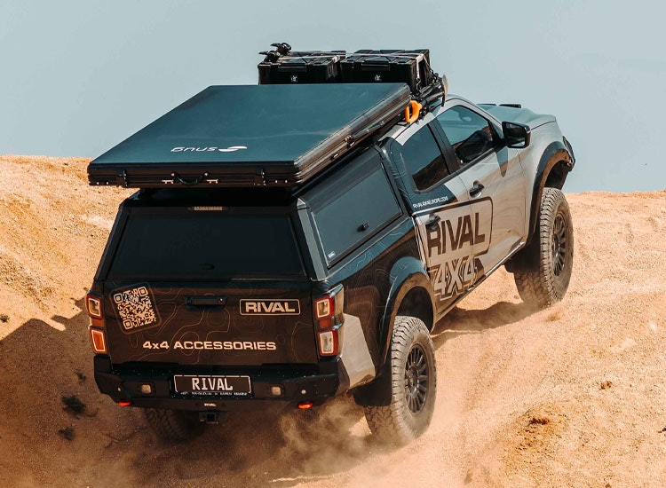 Rival Hardtop flakkåpa aluminium Isuzu D-Max 2021+