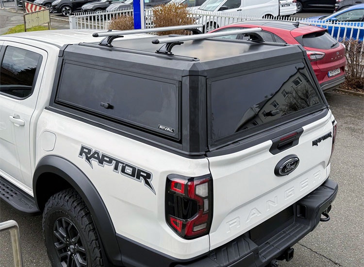 Rival Hardtop flakkåpa aluminium Ford Ranger / Ranger Raptor 2012-2022
