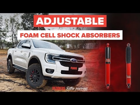 Pedders ställbara Foam Cell Stötdämpare fram Amarok V6 / Ford Ranger 2023+