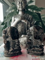 Silver obsidian, Ganesha