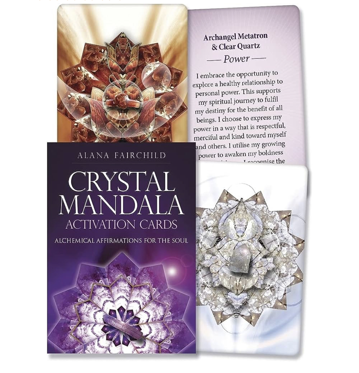 Crystal mandala activation cards