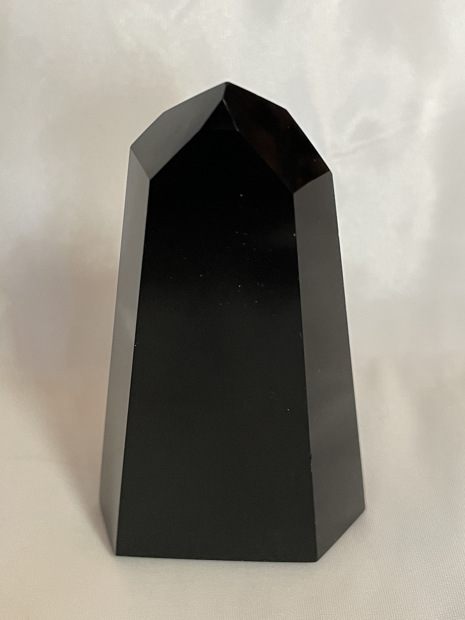Torn i Svart Obsidian 7cm hög (88g)