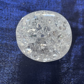 Krackelerad Bergkristall