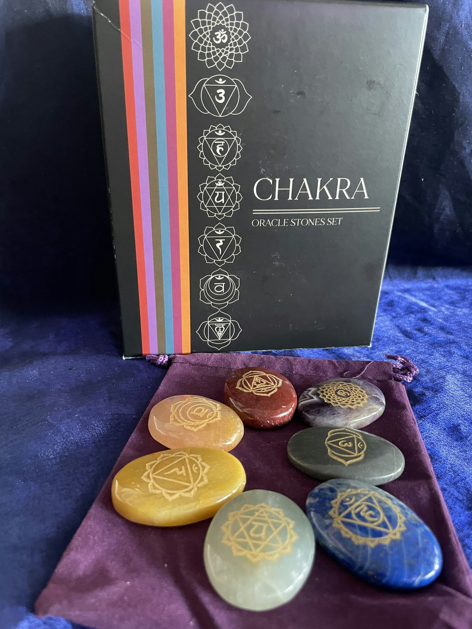 Chakra Oracle Stone Set