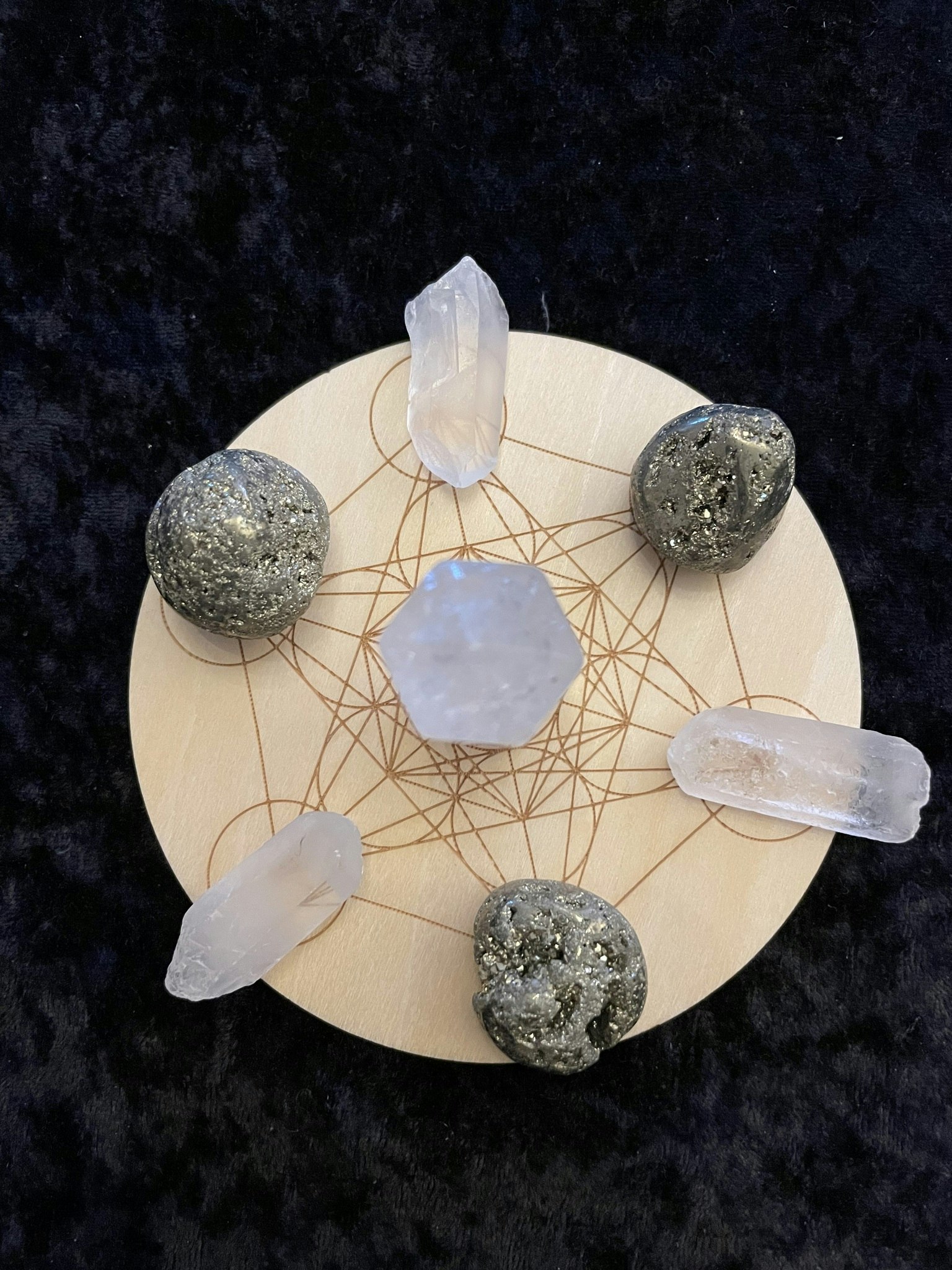 Kristallnät mini (metatron)