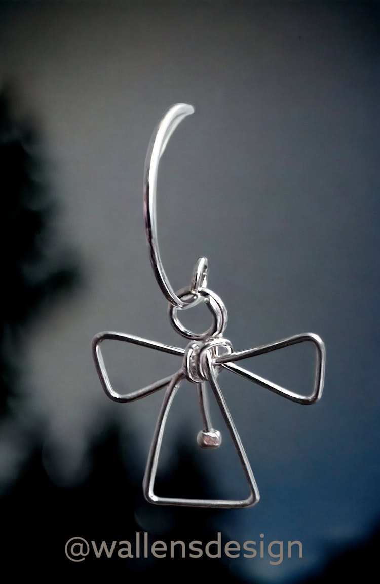 Angel Ariel- örhängen, silveränglar