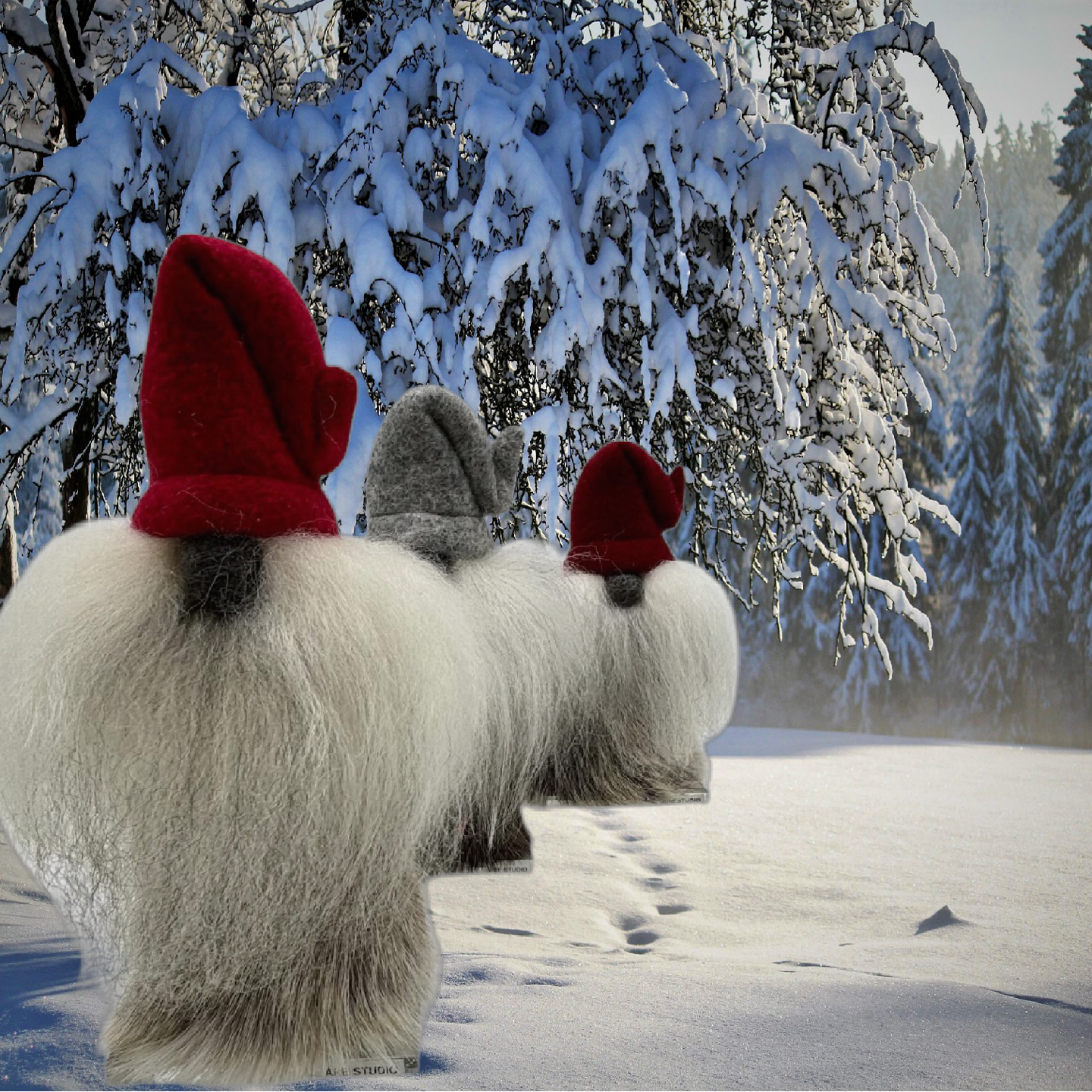 TOMTE MINSTA MODELL CA 24-25 CM HÖG