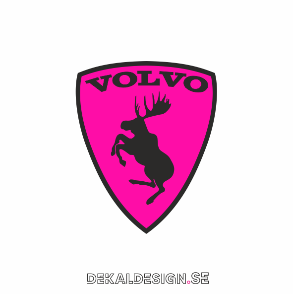 Volvo älg rosa