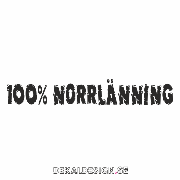 100% norrlänning