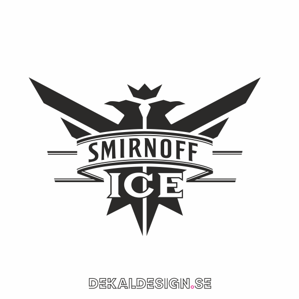 SMIRNOFF ICE Clear Decal Sticker 