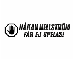 Håkan Hellström får ej spelas!