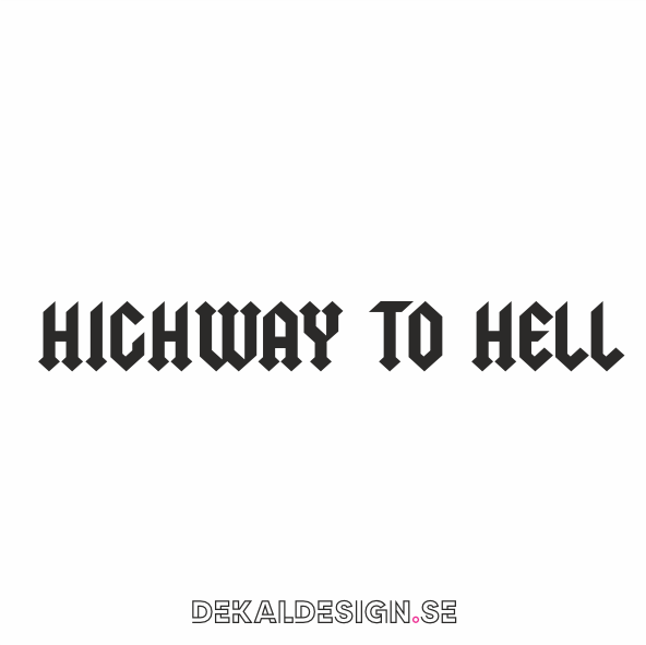 Highway to hell