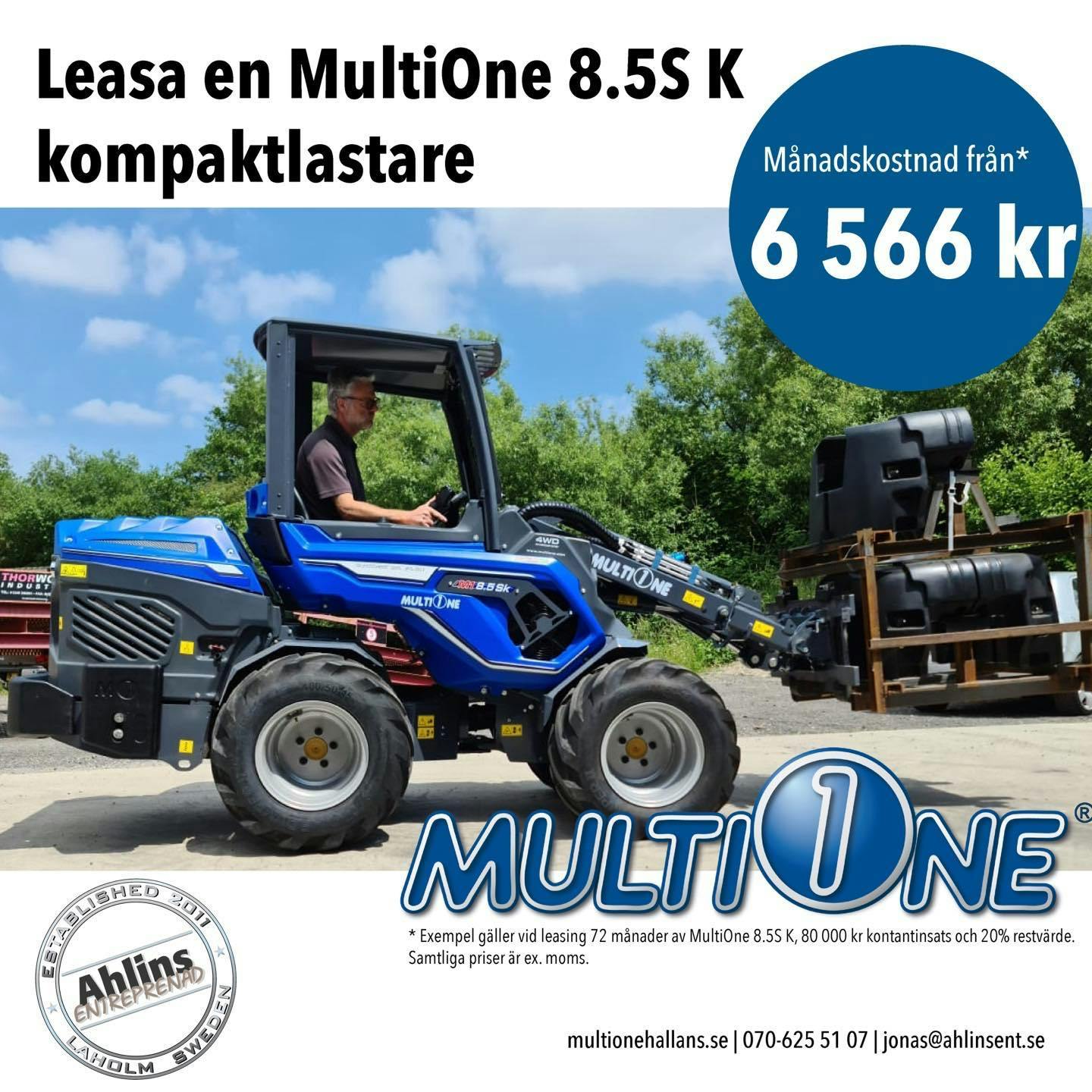 Multione 8.5 SK All Season/Ac/Vägtrafikljus/Kompaktlastare