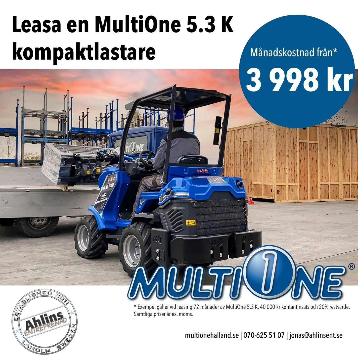 Multione 5.3 K/Lager/OMGÅENDE LEVERAN/Demo