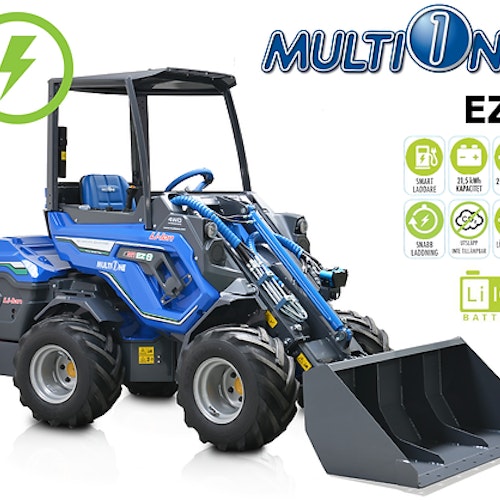 MultiOne EZ8 eldriven redskapsbärare / kompaktlastare