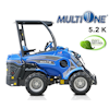 Multione 5,2 K/kompaktlastare/Redskapsbärare/Lager Maskin