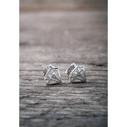 Silverörhängen Diamant