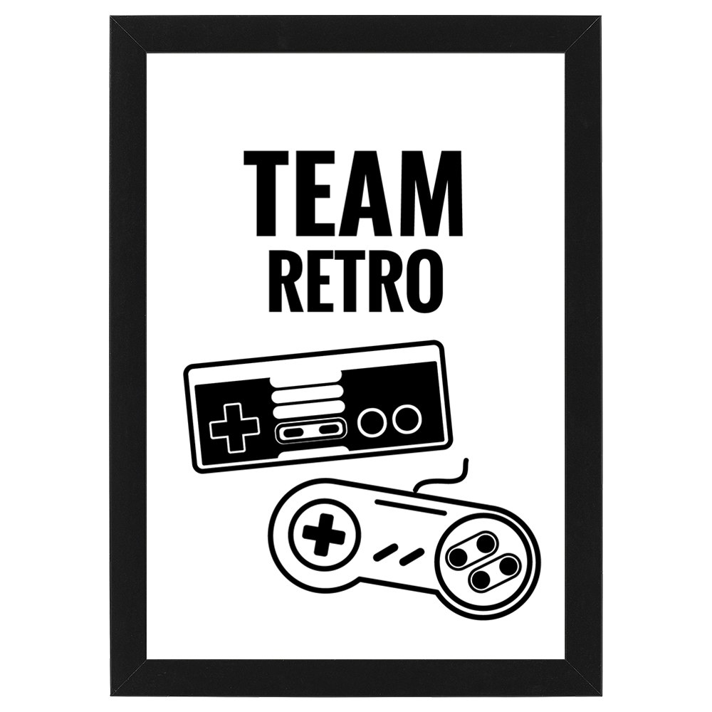 Gamertavla Tv-spel Team Retro