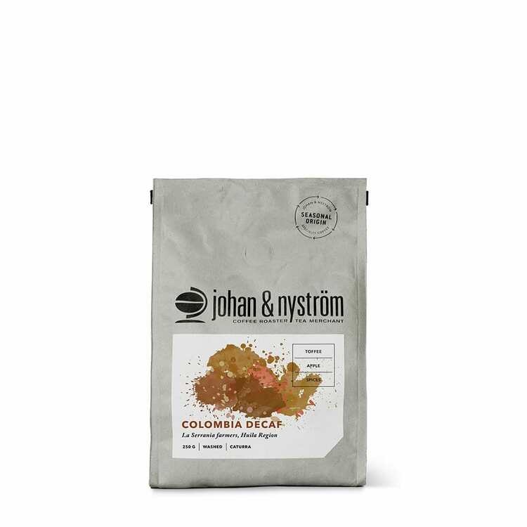 JOHAN & NYSTRÖM-COLOMBIA DECAF-Filter Coffee Whole Bean-250G