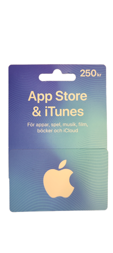 APPLE STORE & ITUNES PRESENTKORT 250KR