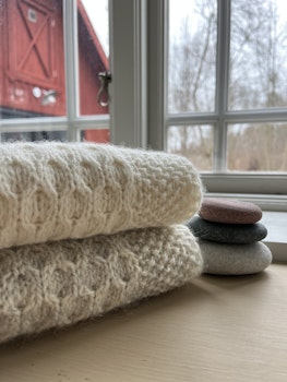 Mönster babyfilt Lisa stickas i garn från Hjelholts Uldspinderi (Observera att mönstret skickas som en länk till en PDF-fil till din e-postadress)
