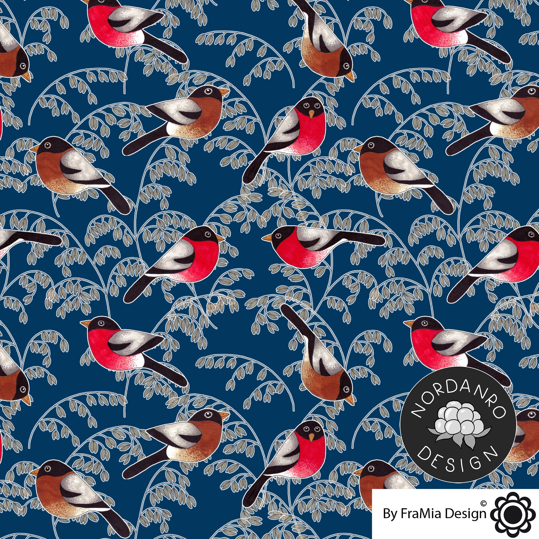 Bullfinch Blue