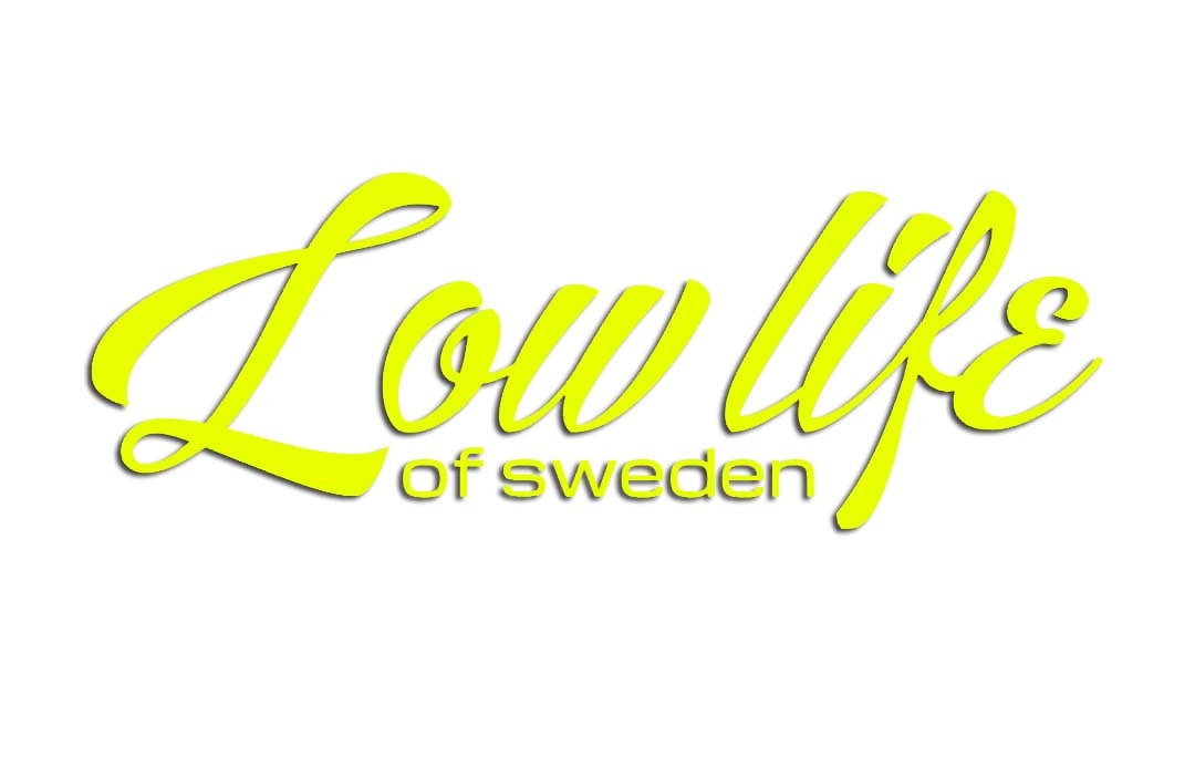 Decal &quot;Low Life Of Sweden&quot; 25cm