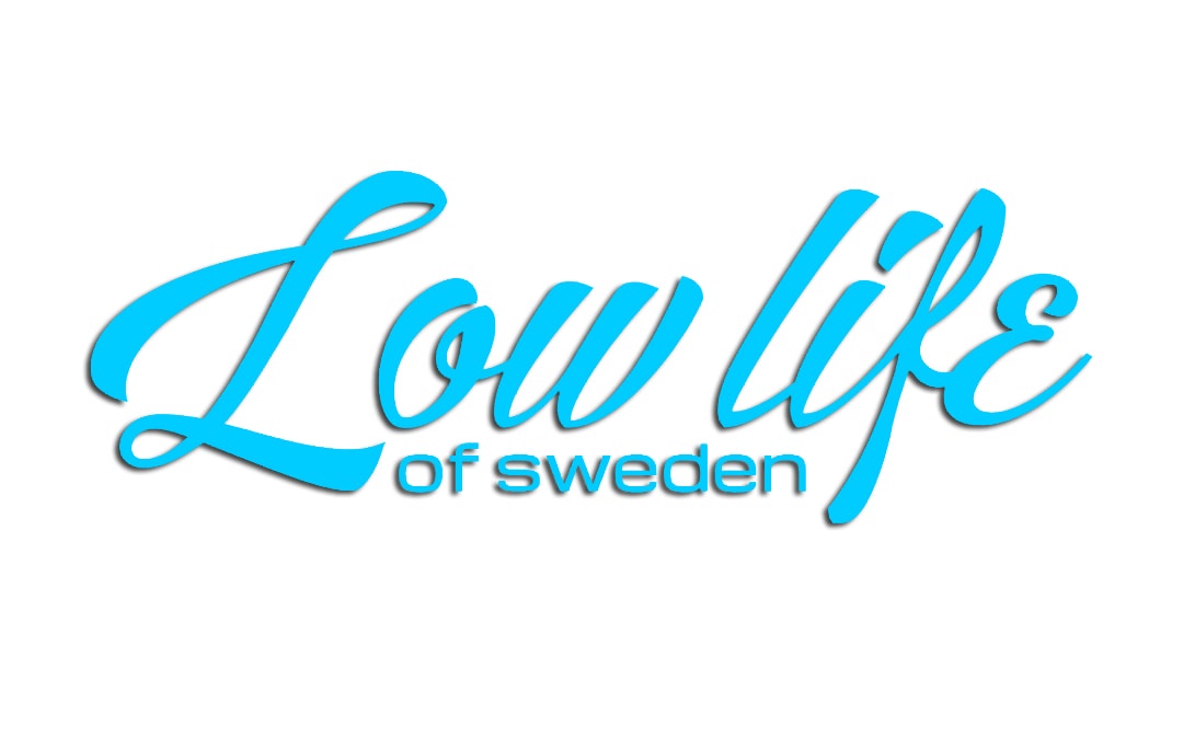 Decal &quot;Low Life Of Sweden&quot; 25cm