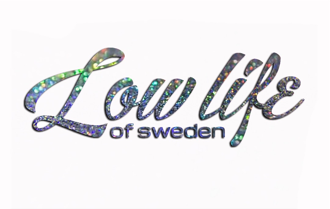 Decal &quot;Low Life Of Sweden&quot; 25cm