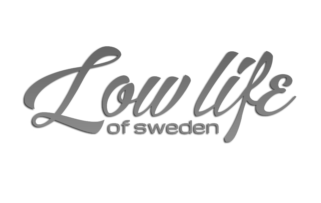 Decal &quot;Low Life Of Sweden&quot; 25cm