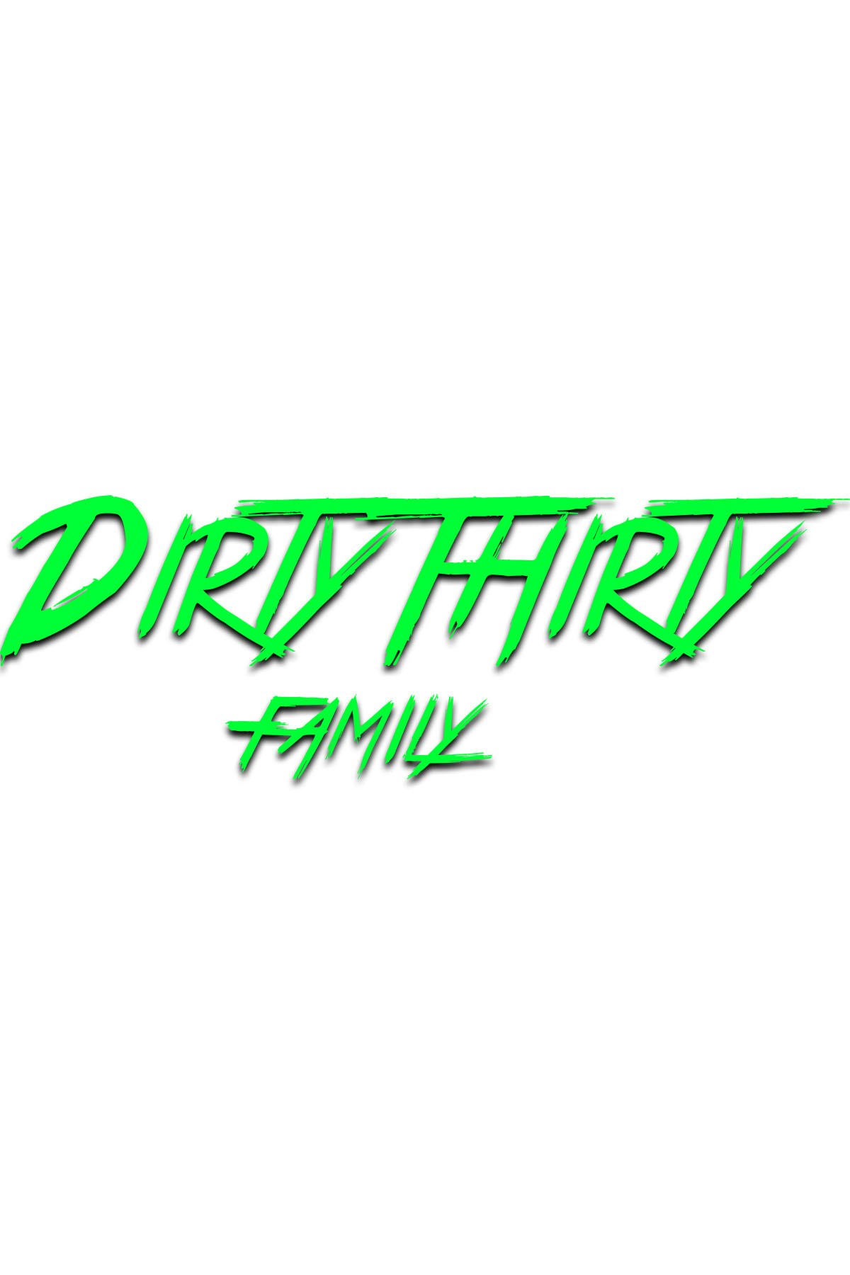 Dekal "DIRTYTHIRTY FAMILY" 60cm