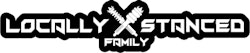 Sticker "Locally Stanced Family"  12cm