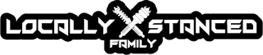 Sticker "Locally Stanced Family"  12cm