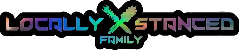 Sticker "Locally Stanced Family"  12cm