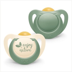 Pacifier NUK for Nature Latex Green 6-18m