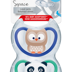 Pacifier Space Silicon Boy 6-18m