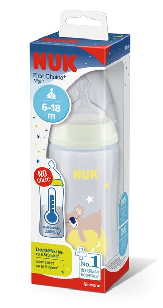 First Choice+Temperature Control Bottle Night & Day 300ml 6-18m