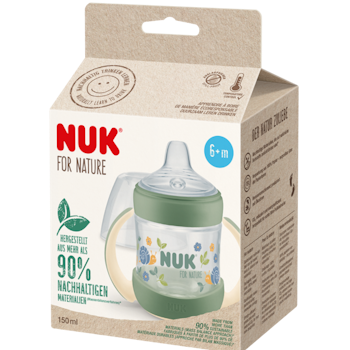 NUK for Nature Learner Bottle Silicon Green