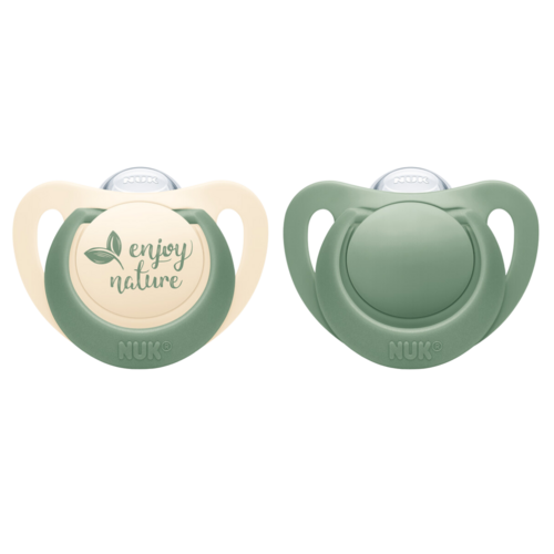 Pacifier NUK for Nature Silicon Green  6-18m