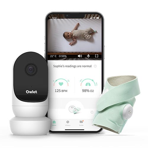 Owlet Monitor Duo with Cam 2 Mint - BaBa Baby
