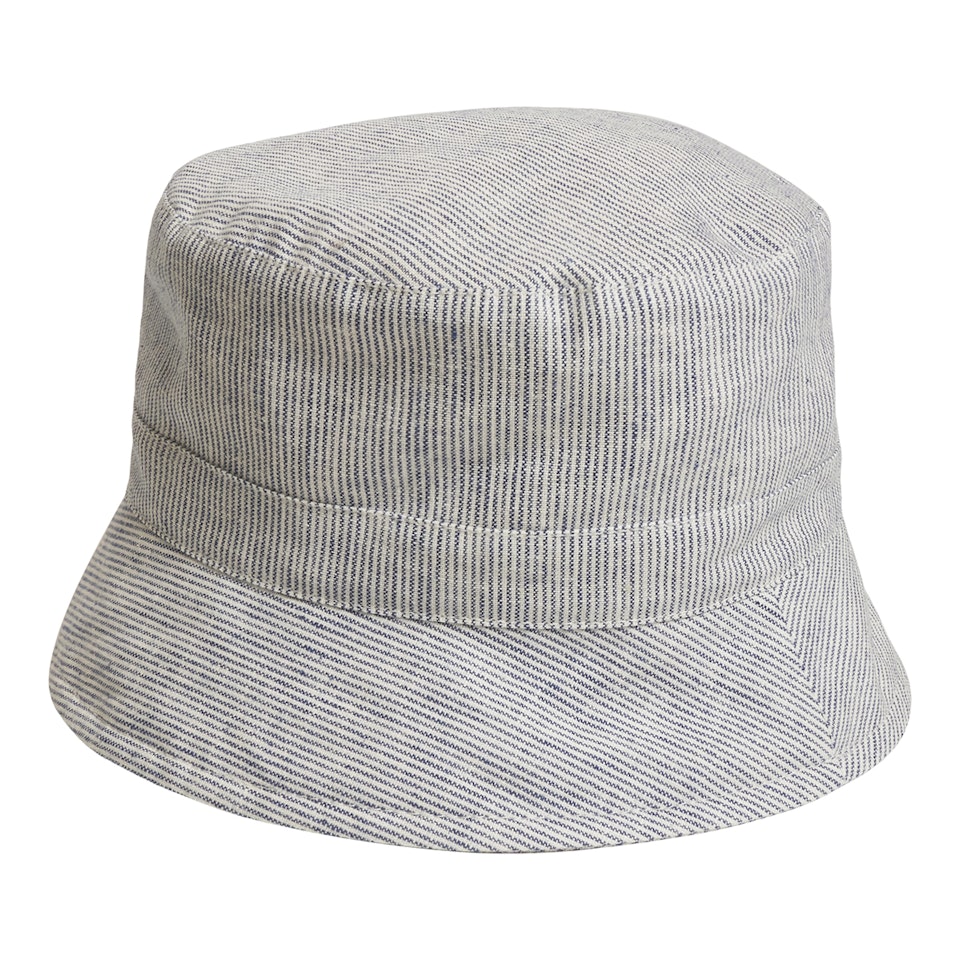 Huttelihut Bucket Hat Striped Navy.