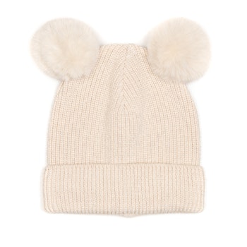 Huttelihut lue BIG PLYSJ hat. OffWhite