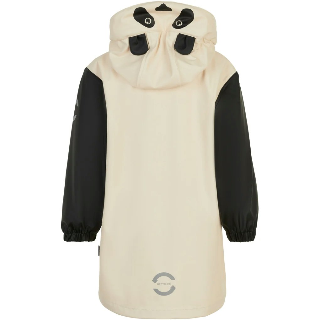 Mikk-Line PU Rain Coat w/Panda - White Swan