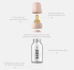 Bibs Baby Glass Bottle Complete Set 110ml - Blush