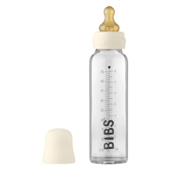 Bibs Baby Glass Bottle Complete Set 225ml - Ivory