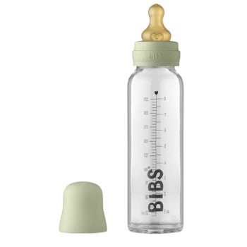 Bibs Baby Glass Bottle Complete Set 225ml - Sage