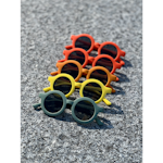 Troller | Suneyes Solbrille til barn i Silikon | 0-4 år | Oliven