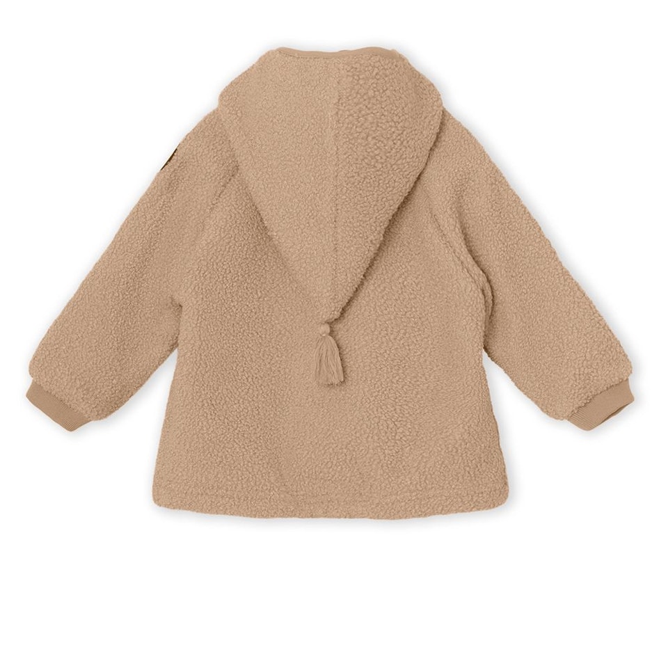 Mini A Ture Liff Teddyfleece Jacket. Savannah Tan