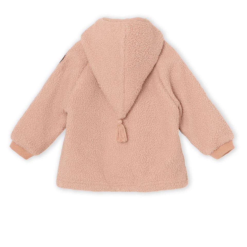 Mini A Ture Liff Teddyfleece Jacket. Rose Dust.